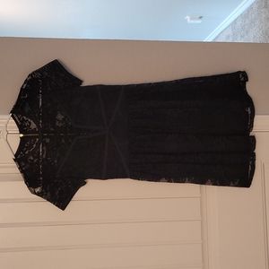 Black lace dress